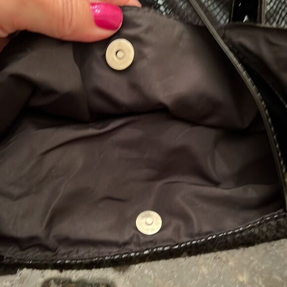 *Jimmy Choo* Parfums Black Burnout Reptile Tote Shopper - Picture 10 of 10